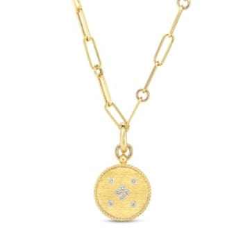 Roberto Coin Tiny Treasures 1/3ctw Diamond Padlock White Gold Pendant  Necklace
