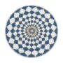 MacKenzie-Childs - Kaleidoscope Beaded Placemat - Blue and White