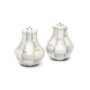 MacKenzie-Childs - Sterling Check Enamel Salt & Pepper