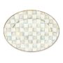 MacKenzie-Childs - Sterling Check Enamel Oval Platter - Medium