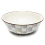 MacKenzie-Childs - Sterling Check Enamel Colander - Extra Large