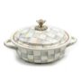 MacKenzie-Childs - Sterling Check Enamel Casserole Dish