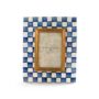 MacKenzie-Childs - Royal Check Enamel Picture Frame - 4"x6"