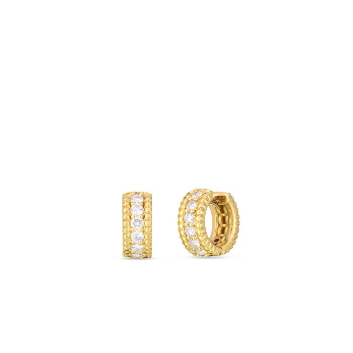 Roberto Coin Siena 18K Yellow Gold Diamond Earrings