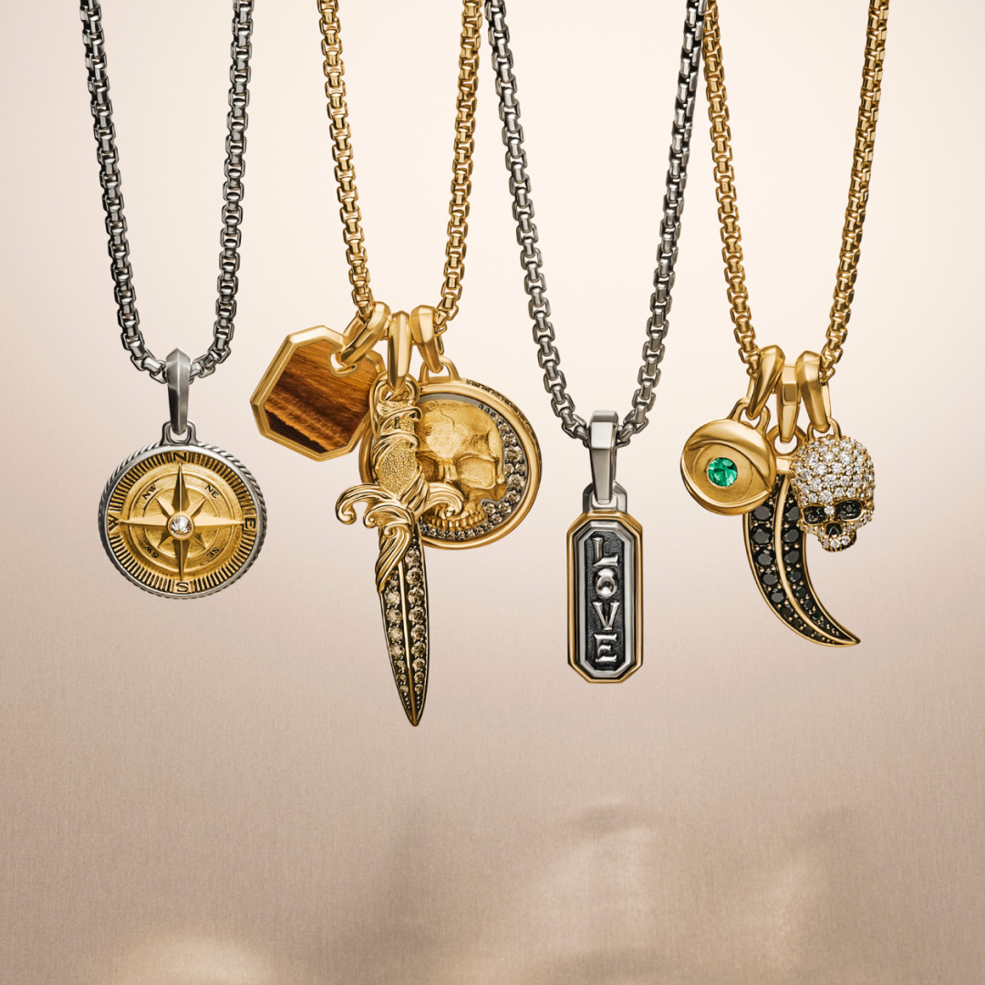 David Yurman jewelry for their November 2025 campaign.